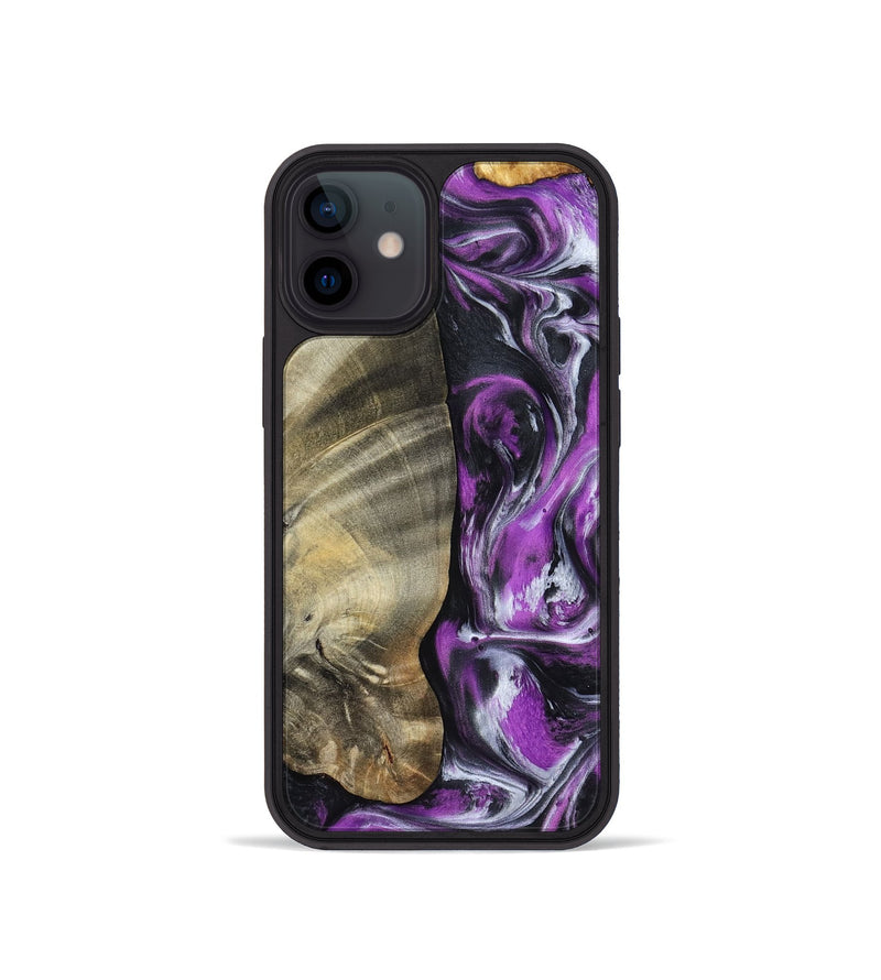 iPhone 12 mini Wood Phone Case - Lolita (Purple, 798299)