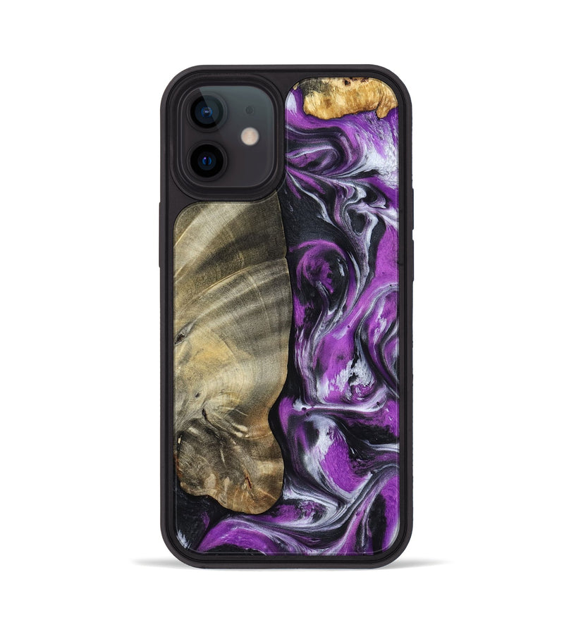 iPhone 12 Wood Phone Case - Lolita (Purple, 798299)