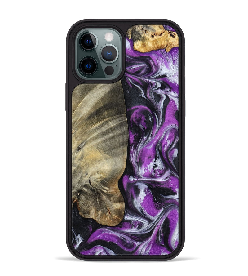iPhone 12 Pro Max Wood Phone Case - Lolita (Purple, 798299)