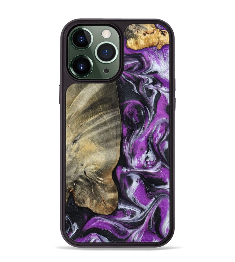 iPhone 13 Pro Max Wood Phone Case - Lolita (Purple, 798299)