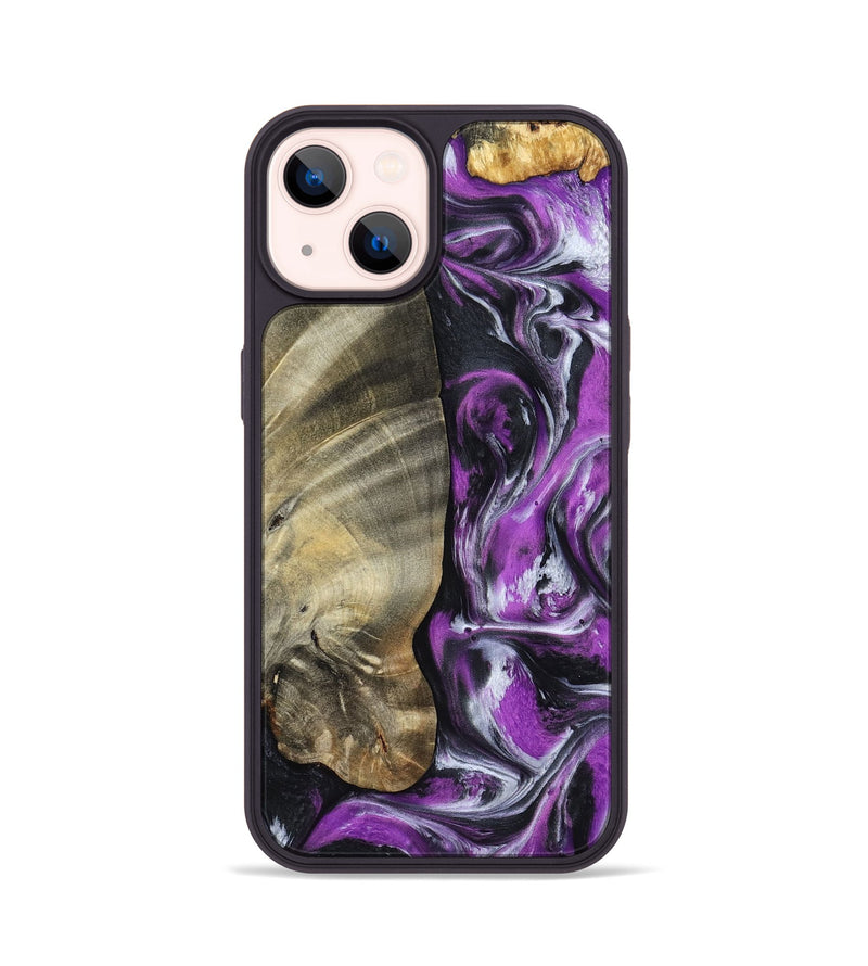 iPhone 14 Wood Phone Case - Lolita (Purple, 798299)