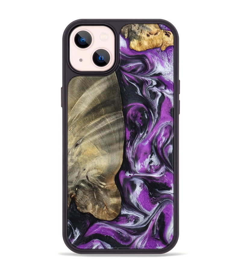 iPhone 14 Plus Wood Phone Case - Lolita (Purple, 798299)