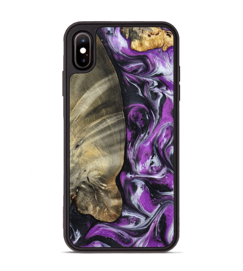 iPhone Xs Max Wood Phone Case - Lolita (Purple, 798299)