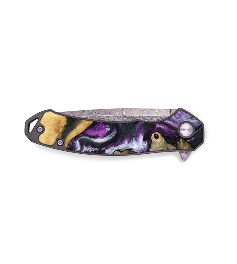 EDC Wood Pocket Knife - Myah (Purple, 798301)