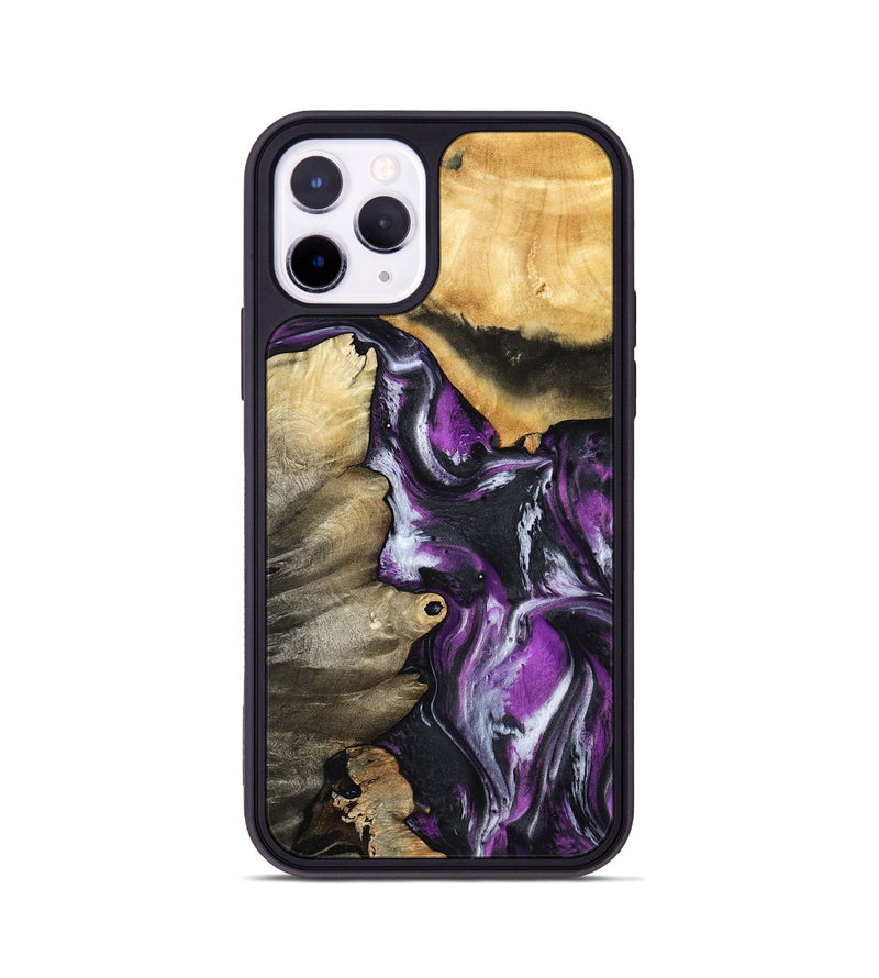 iPhone 11 Pro Wood Phone Case - Myah (Purple, 798301)