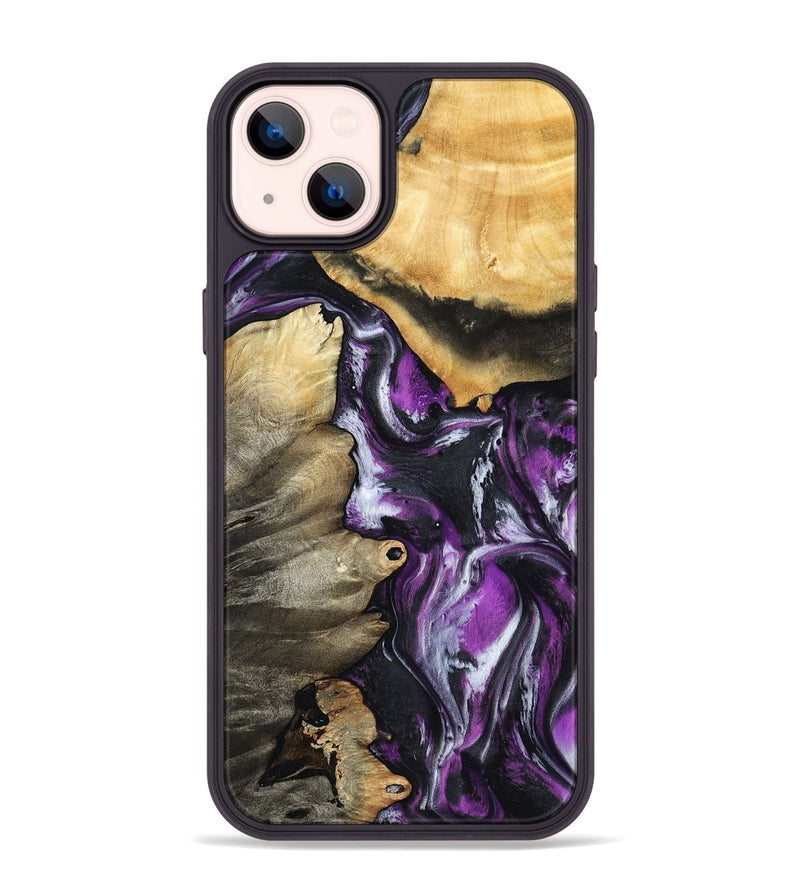 iPhone 14 Plus Wood Phone Case - Myah (Purple, 798301)