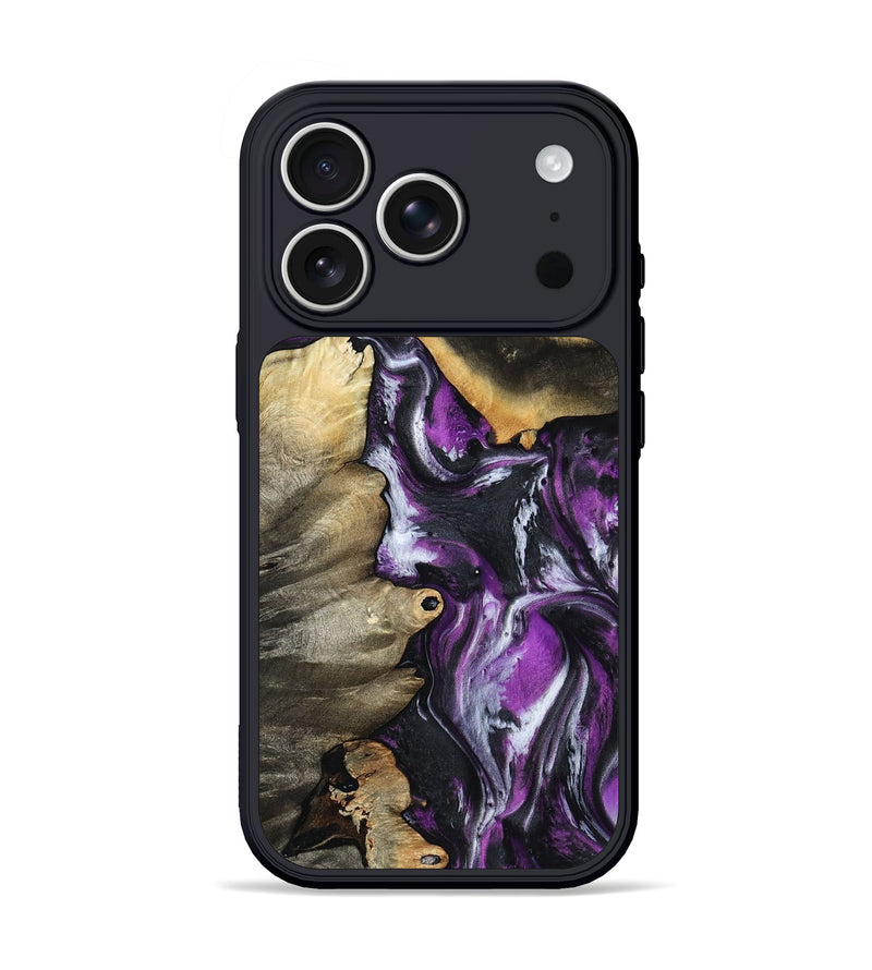 iPhone 17 Pro Wood Phone Case - Myah (Purple, 798301)