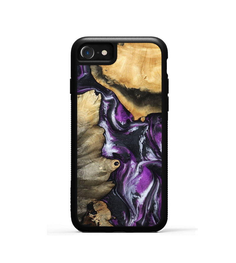 iPhone SE Wood Phone Case - Myah (Purple, 798301)