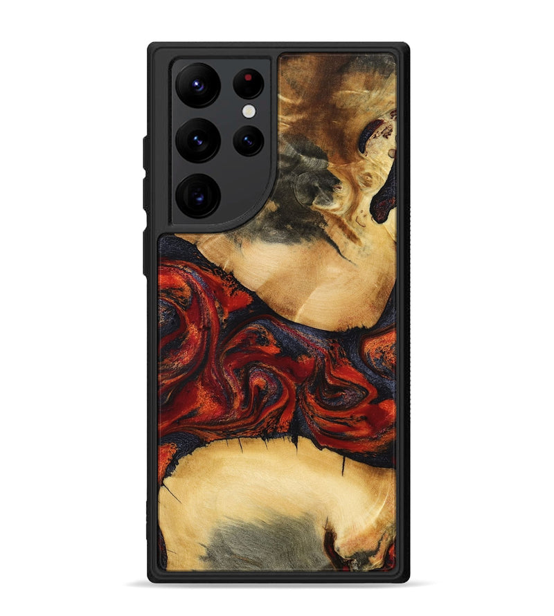 Galaxy S22 Ultra Wood Phone Case - Cadence (Red, 798302)