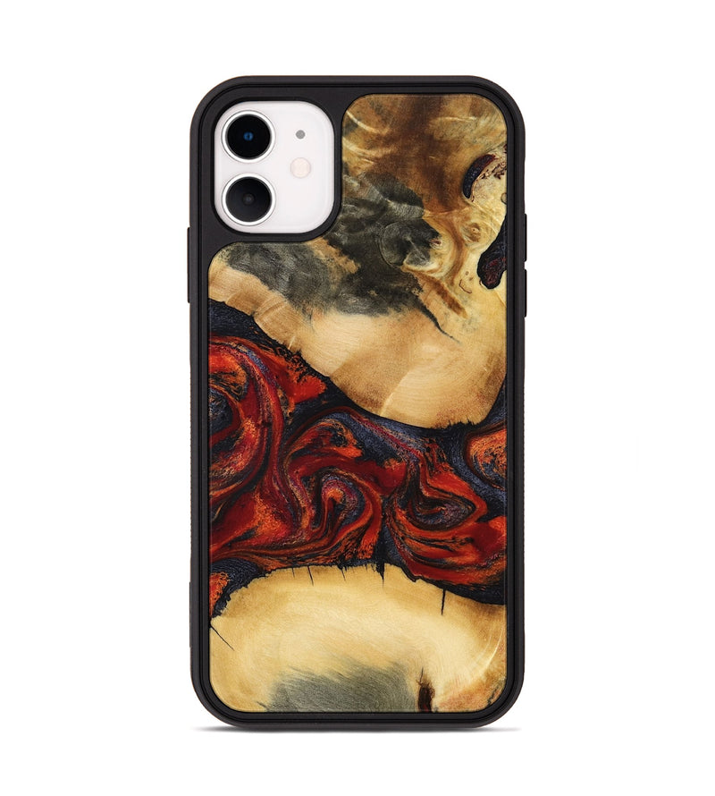 iPhone 11 Wood Phone Case - Cadence (Red, 798302)