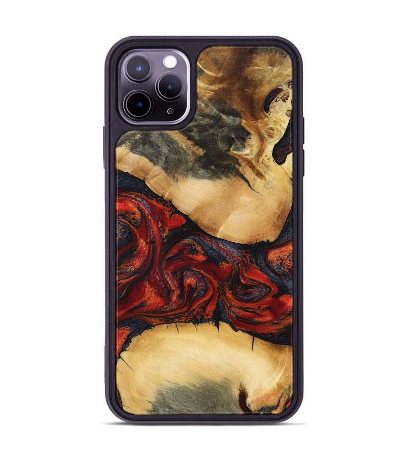 iPhone 11 Pro Max Wood Phone Case - Cadence (Red, 798302)
