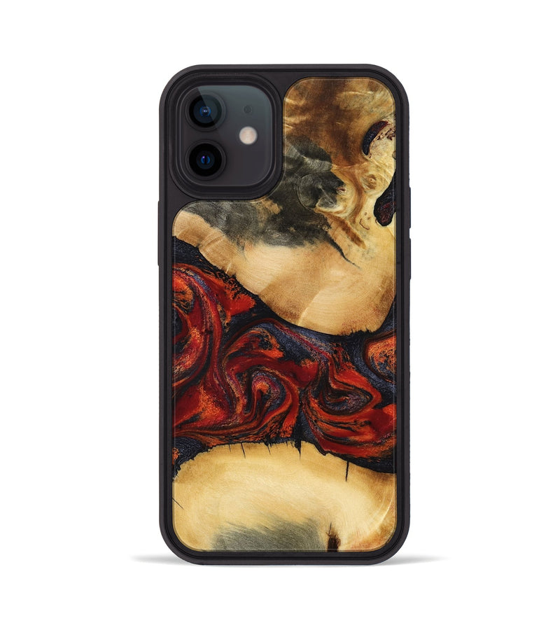 iPhone 12 Wood Phone Case - Cadence (Red, 798302)