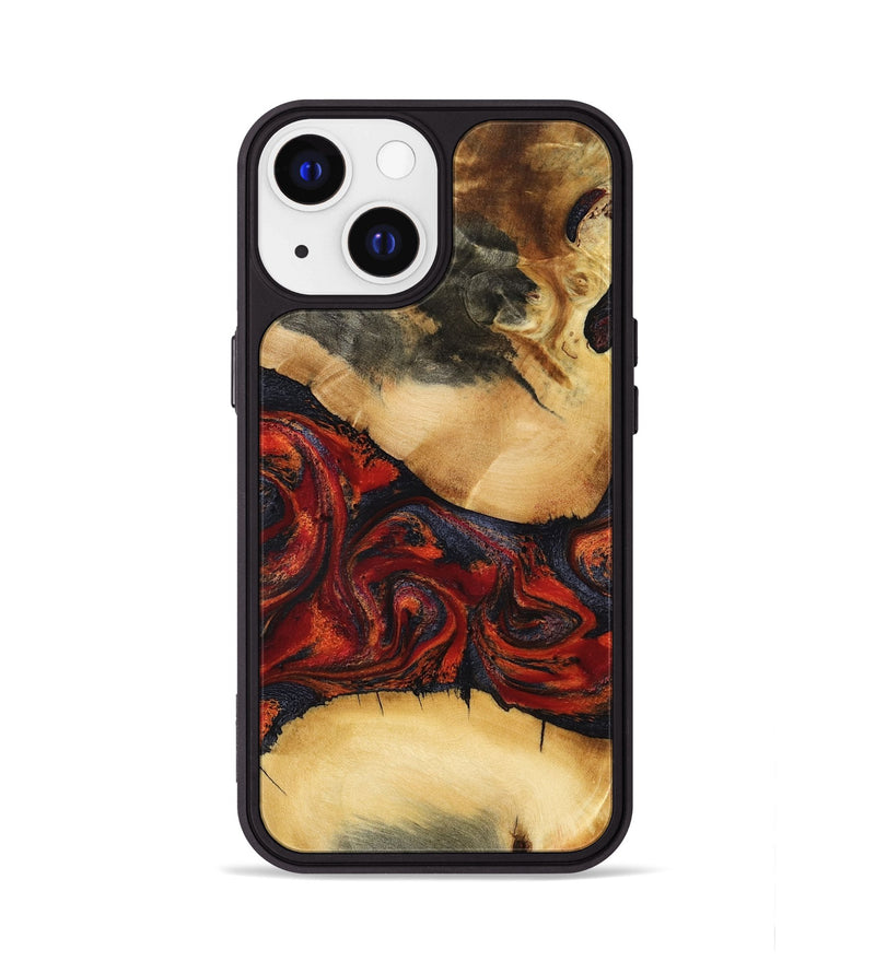 iPhone 13 Wood Phone Case - Cadence (Red, 798302)