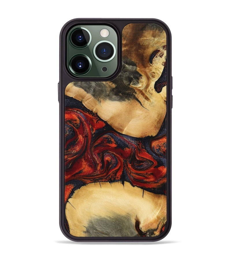 iPhone 13 Pro Max Wood Phone Case - Cadence (Red, 798302)