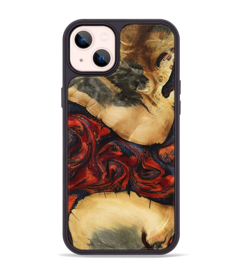 iPhone 14 Plus Wood Phone Case - Cadence (Red, 798302)