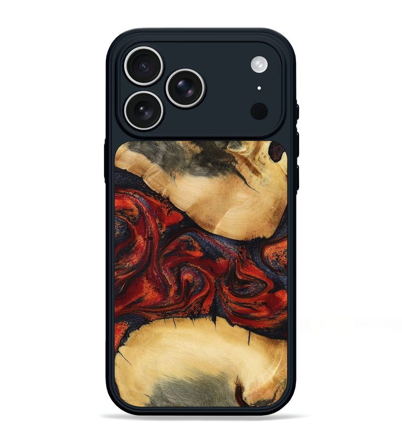 iPhone 17 Pro Max Wood Phone Case - Cadence (Red, 798302)