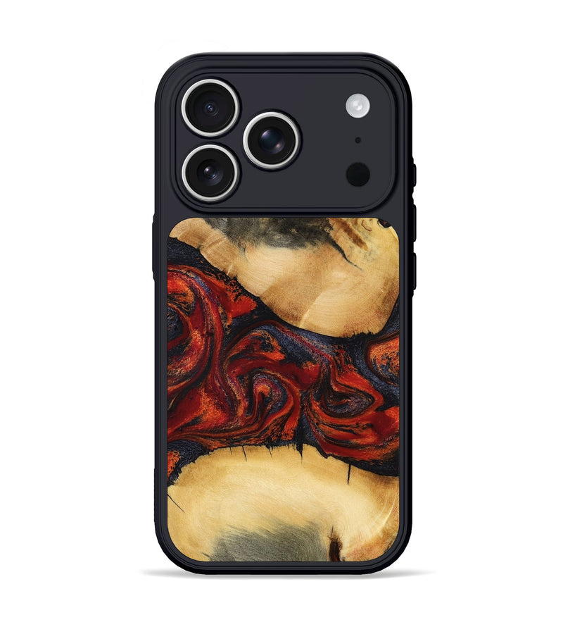 iPhone 17 Pro Wood Phone Case - Cadence (Red, 798302)