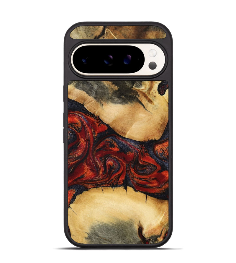 Pixel 9 Pro Wood Phone Case - Cadence (Red, 798302)
