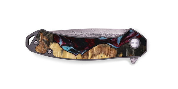 EDC Wood Pocket Knife - Jon (Red, 798303)