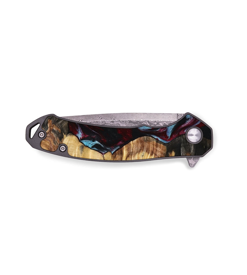 EDC Wood Pocket Knife - Jon (Red, 798303)