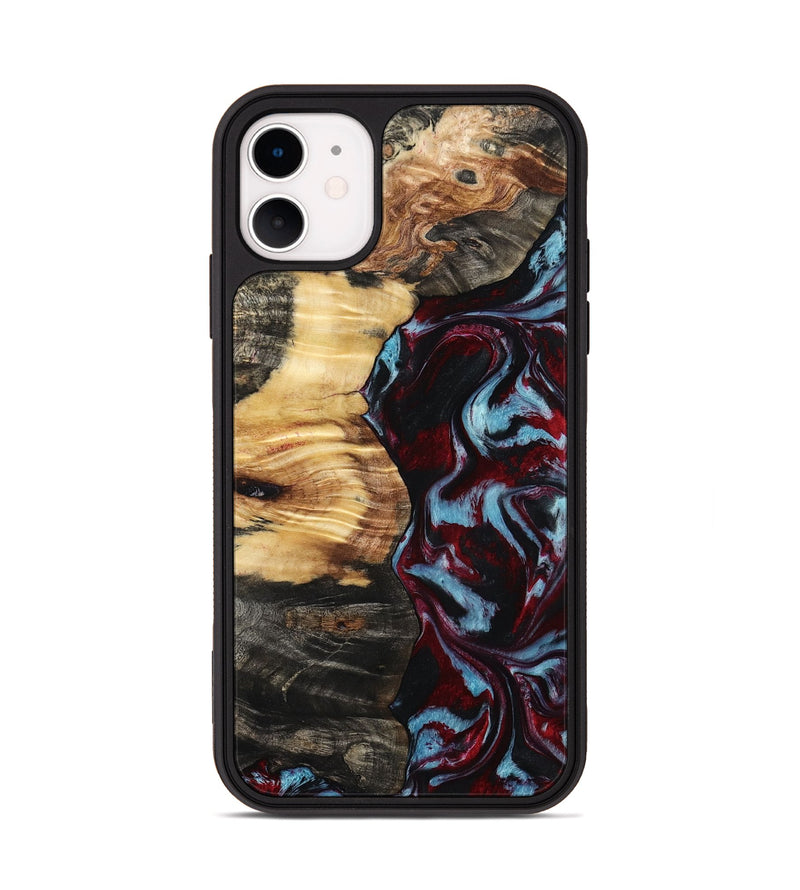iPhone 11 Wood Phone Case - Jon (Red, 798303)