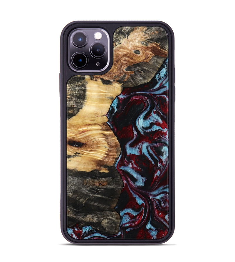 iPhone 11 Pro Max Wood Phone Case - Jon (Red, 798303)