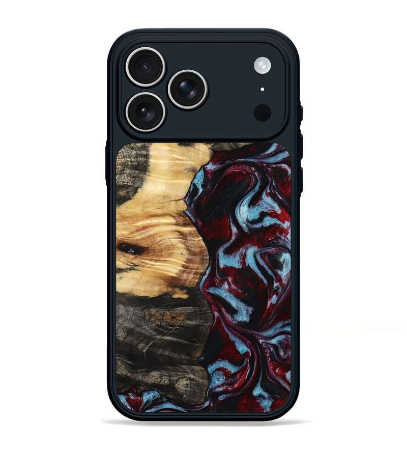 iPhone 17 Pro Max Wood Phone Case - Jon (Red, 798303)