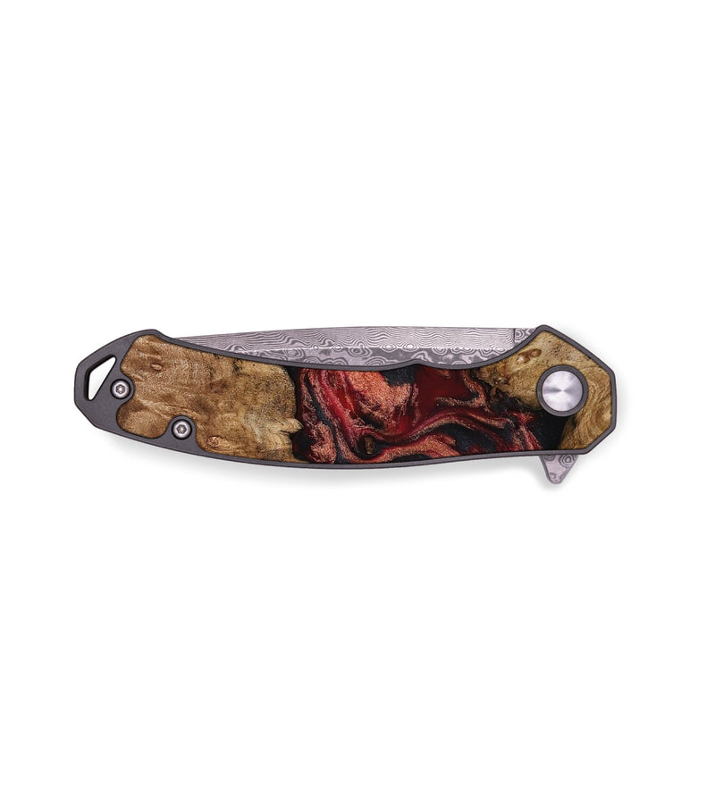 EDC Wood Pocket Knife - Baby (Red, 798304)