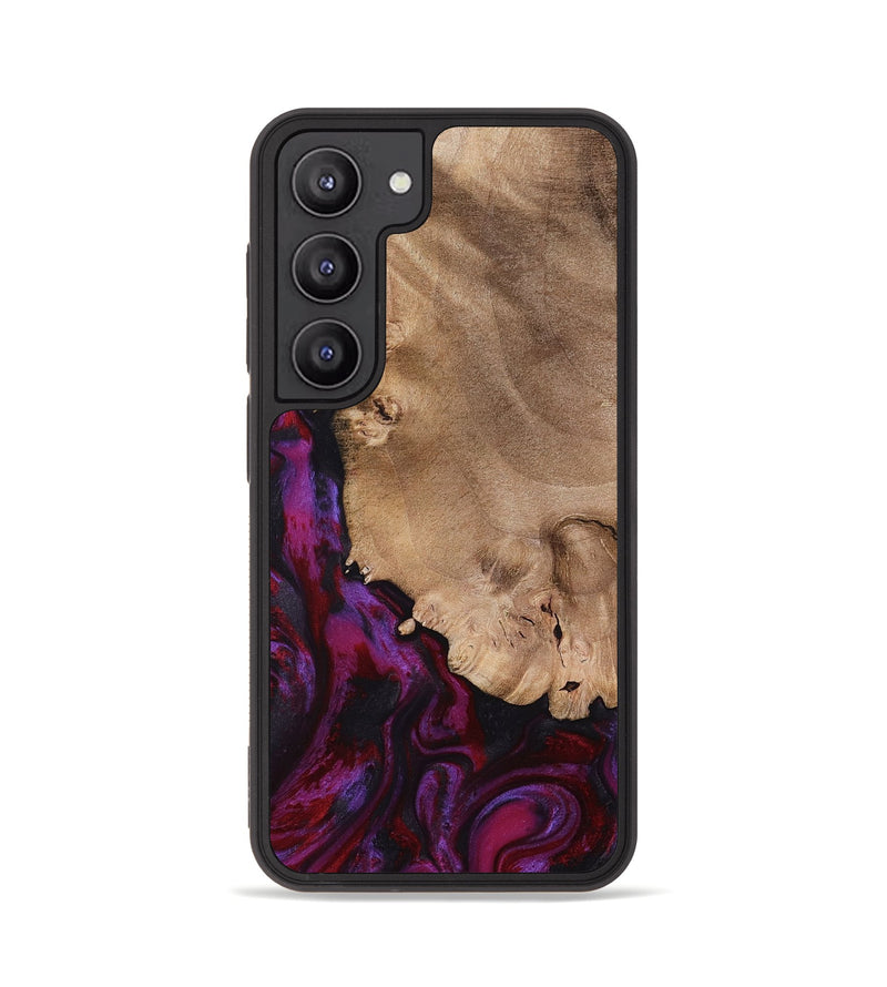 Galaxy S23 Wood Phone Case - Chyna (Red, 798305)