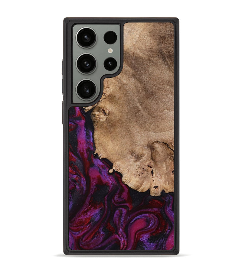 Galaxy S23 Ultra Wood Phone Case - Chyna (Red, 798305)