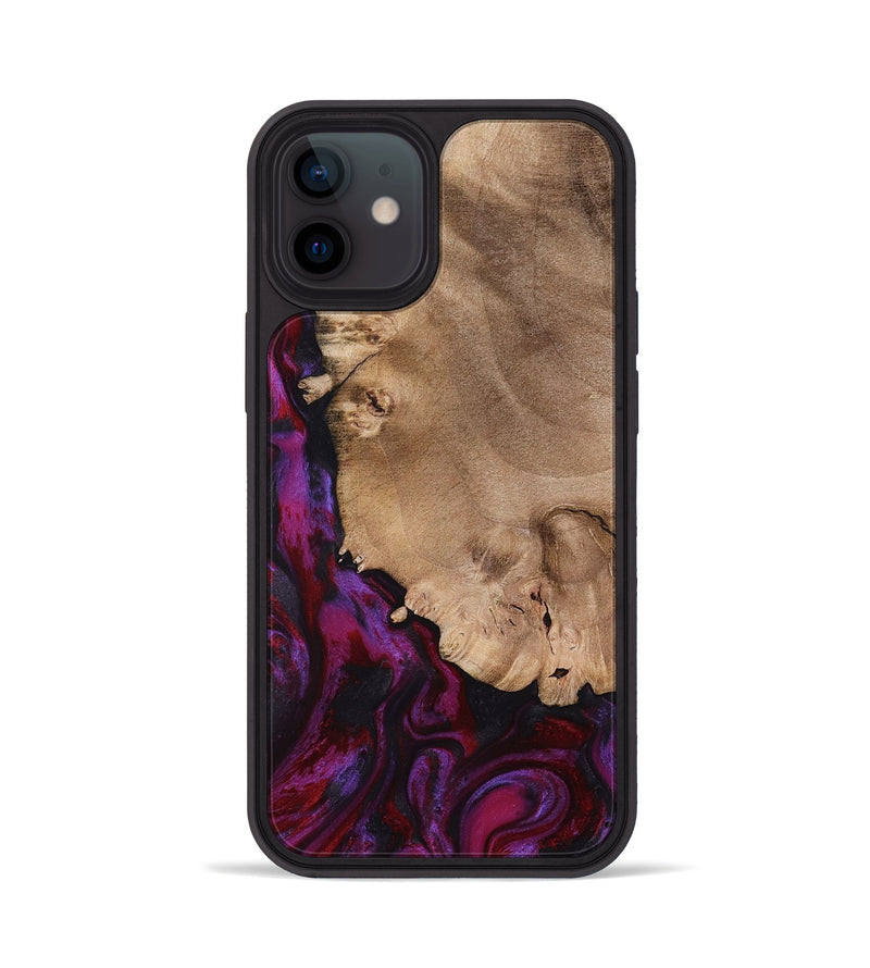 iPhone 12 Wood Phone Case - Chyna (Red, 798305)