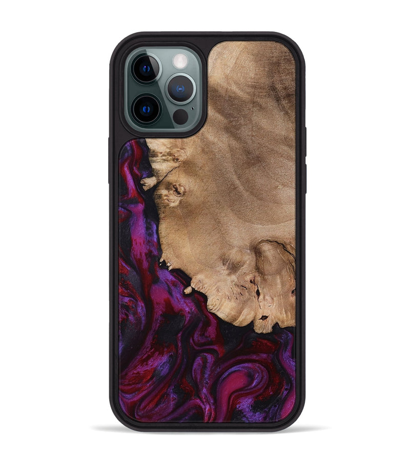 iPhone 12 Pro Max Wood Phone Case - Chyna (Red, 798305)