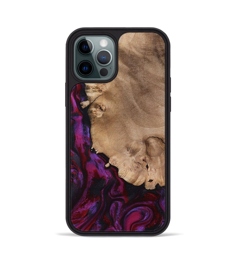 iPhone 12 Pro Wood Phone Case - Chyna (Red, 798305)