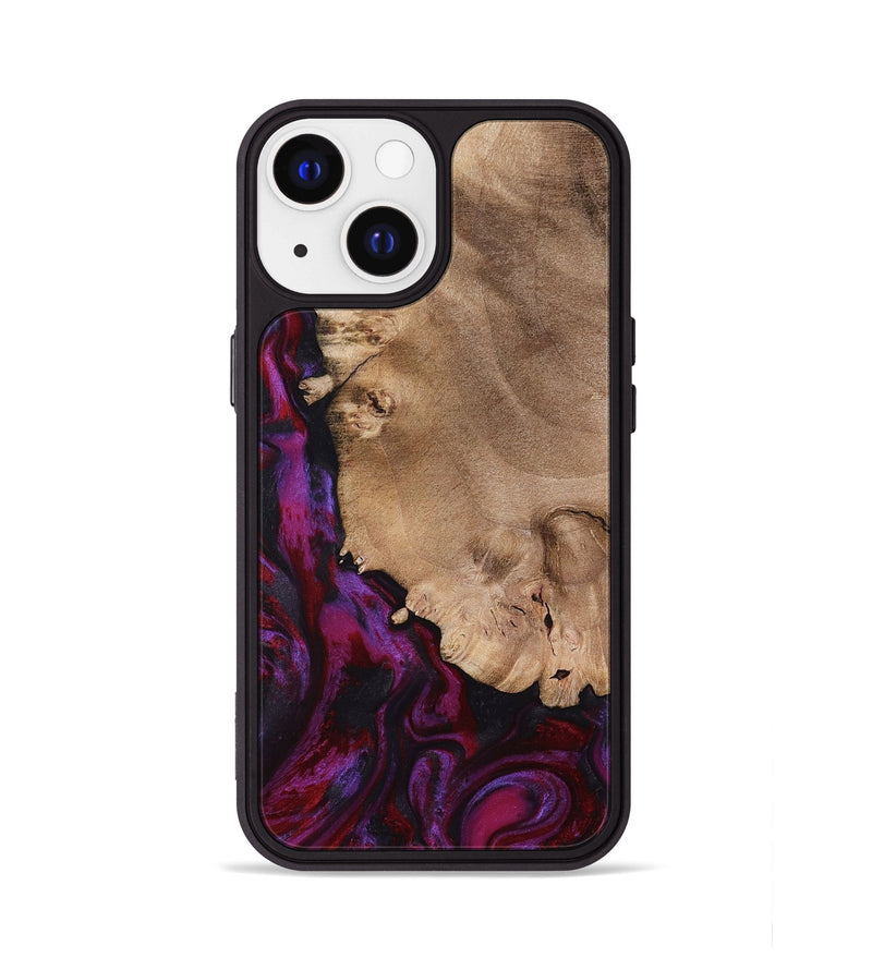 iPhone 13 Wood Phone Case - Chyna (Red, 798305)