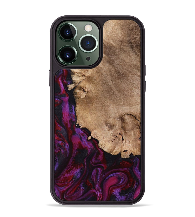 iPhone 13 Pro Max Wood Phone Case - Chyna (Red, 798305)