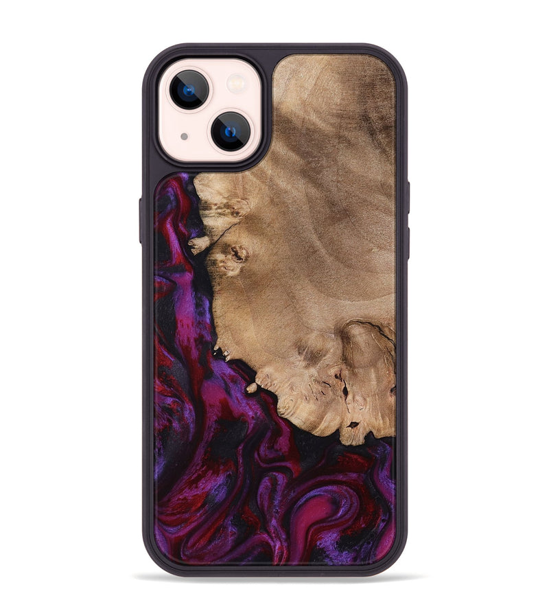 iPhone 14 Plus Wood Phone Case - Chyna (Red, 798305)