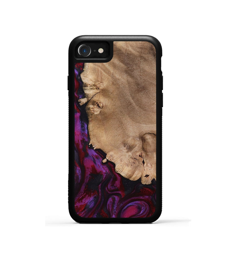 iPhone SE Wood Phone Case - Chyna (Red, 798305)