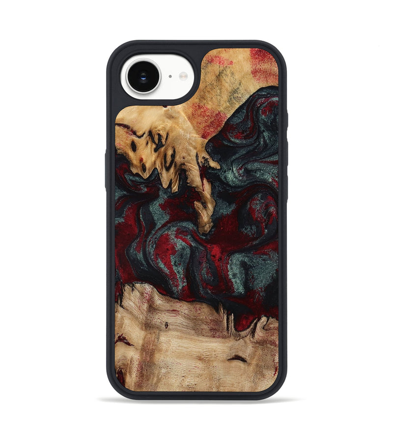 iPhone 16e Wood Phone Case - Millard (Red, 798306)