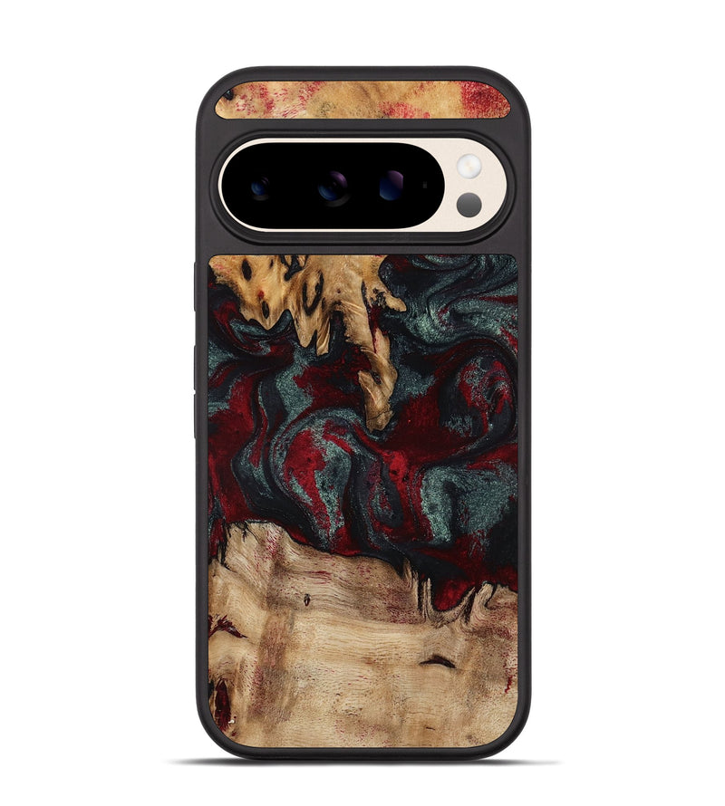 Pixel 10 Wood Phone Case - Millard (Red, 798306)