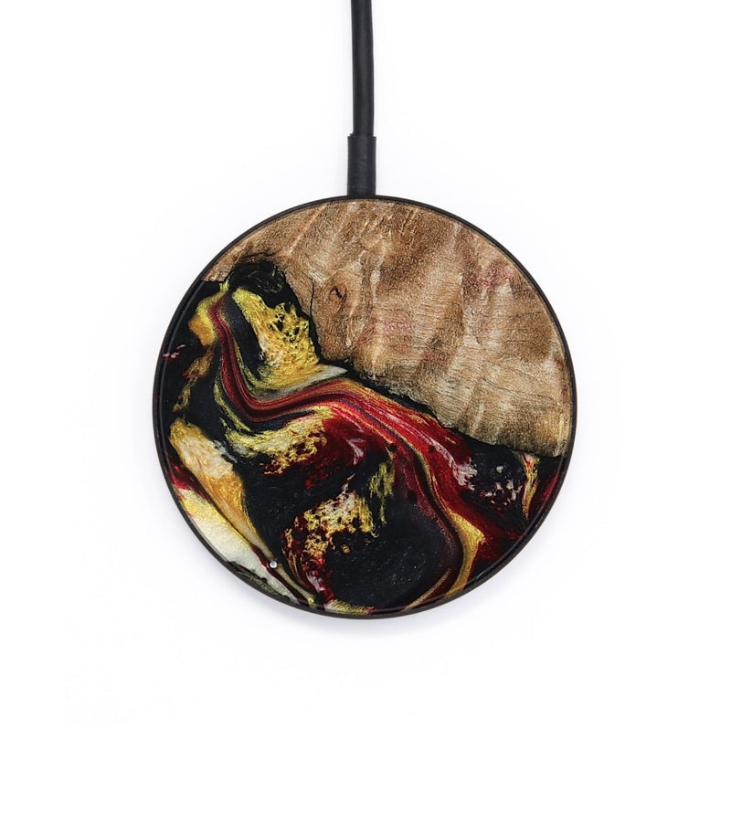 Circle Wood Wireless Charger - Alivia (Red, 798308)