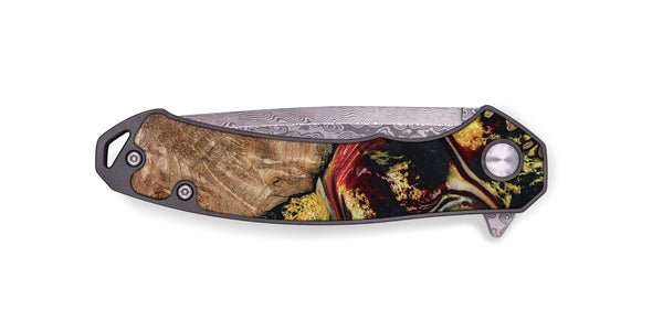 EDC Wood Pocket Knife - Alivia (Red, 798308)