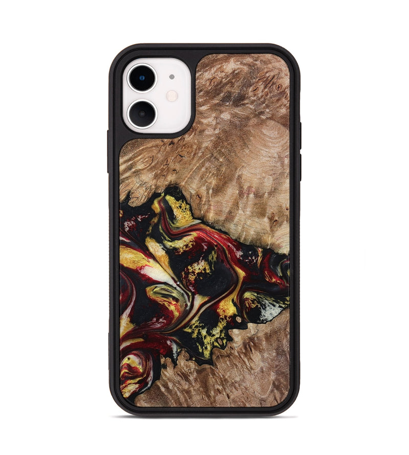 iPhone 11 Wood Phone Case - Alivia (Red, 798308)