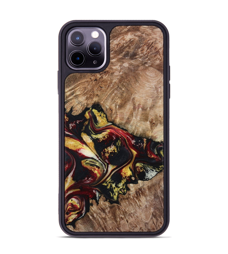 iPhone 11 Pro Max Wood Phone Case - Alivia (Red, 798308)