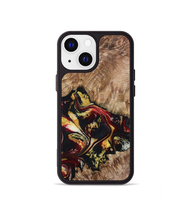 iPhone 13 mini Wood Phone Case - Alivia (Red, 798308)