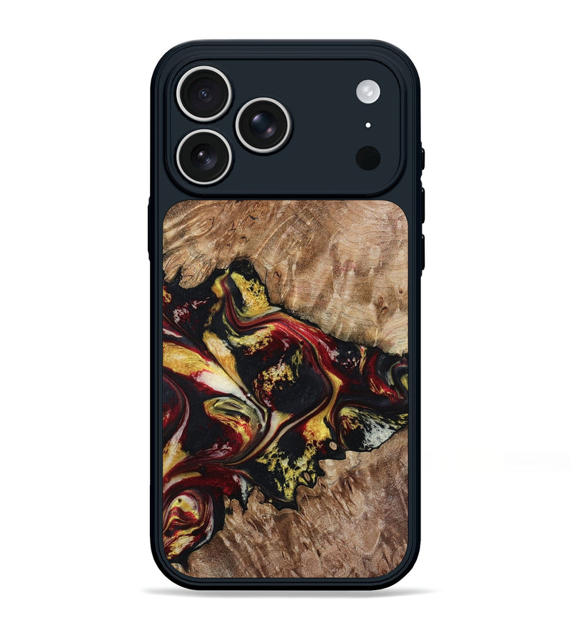 iPhone 17 Pro Max Wood Phone Case - Alivia (Red, 798308)