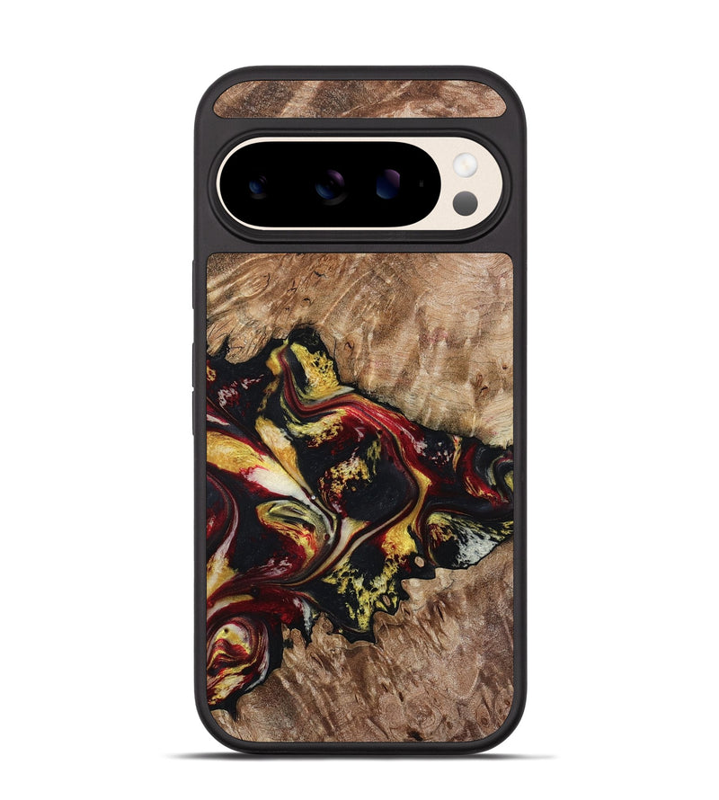 Pixel 10 Wood Phone Case - Alivia (Red, 798308)