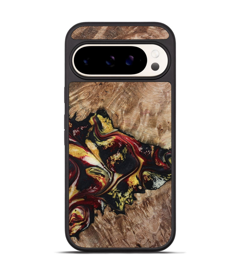 Pixel 9 Wood Phone Case - Alivia (Red, 798308)