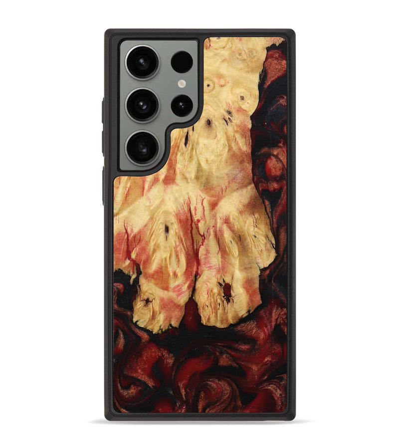 Galaxy S23 Ultra Wood Phone Case - Ladonna (Red, 798310)