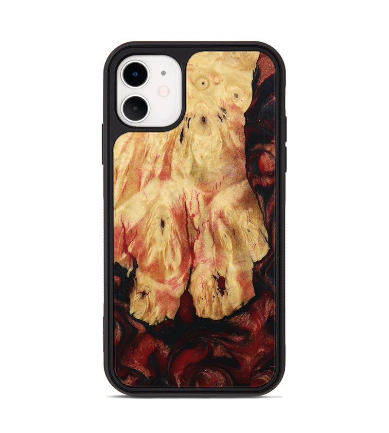 iPhone 11 Wood Phone Case - Ladonna (Red, 798310)