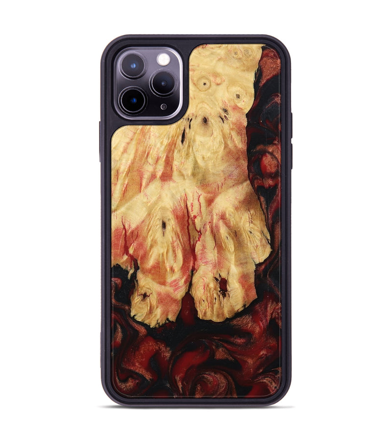 iPhone 11 Pro Max Wood Phone Case - Ladonna (Red, 798310)